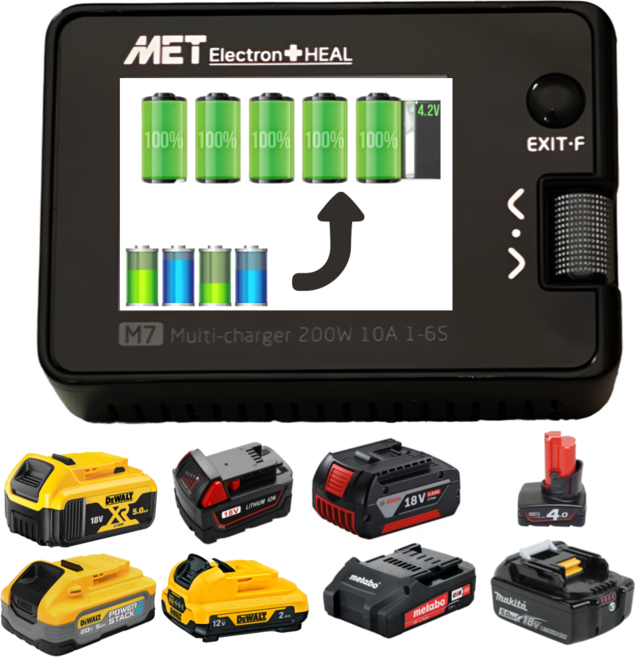 일렉트론힐 셀밸런싱 배터리복구 배터리살리기 충전가능 최대24V배터리 4.1V완충 2.0A전류 MET, 1세트