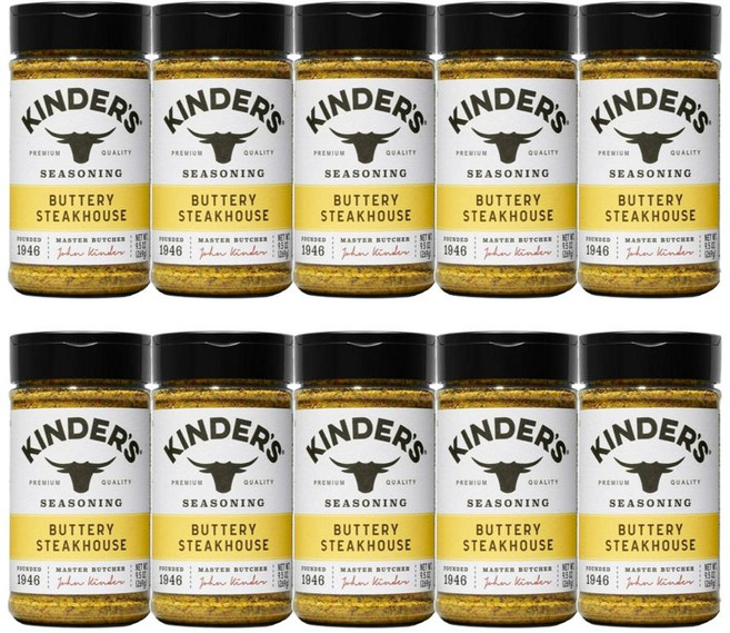 Kinder's 킨더스 버터리 스테이크하우스 시즈닝 269g, 10개