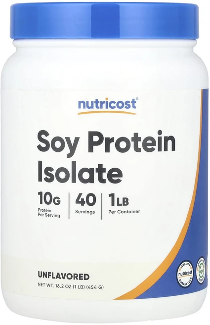 Nutricost 분리 대두 단백질 무맛 454g(1lb), Nutricost분리대두단백질무맛454g1lb, 454g, 1개 - 쿠팡