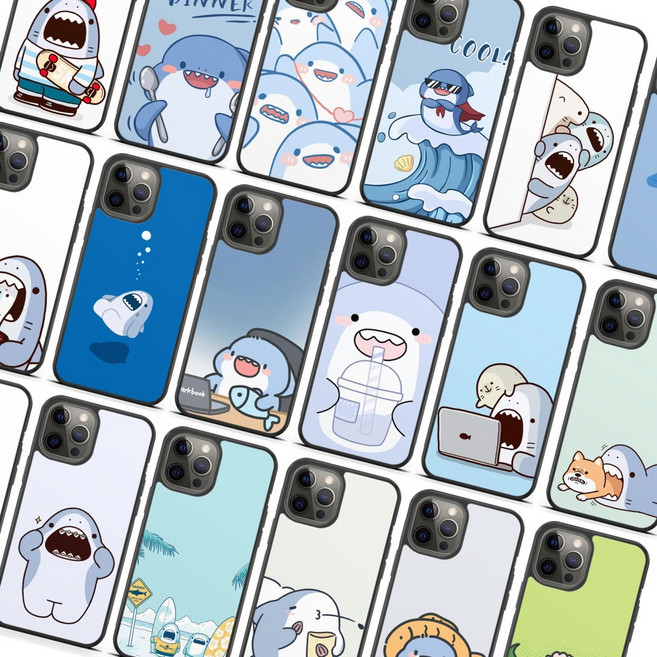 상어 범퍼 케이스 갤럭시 X커버5 춘식이폰 신비키즈폰3 포켓몬폰 G525N