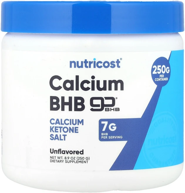 뉴트리코스트 Nutricost Calcium BHB goBHB® Unflavored 8.9 oz 250 g, 1 - 쿠팡