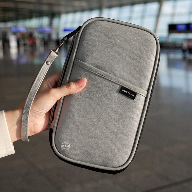 핏라이트 RFID 차단 여행용 올인원 가족 여권케이스