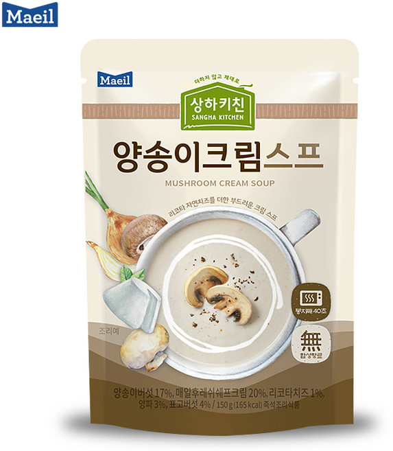 코스트코무료배송 상하키친 양송이크림스프, 150g, 20개