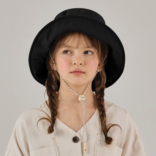 빅토리아앤프렌즈 UV 리플렉스 와이드 버킷햇 키즈 성인 패밀리 캠핑햇