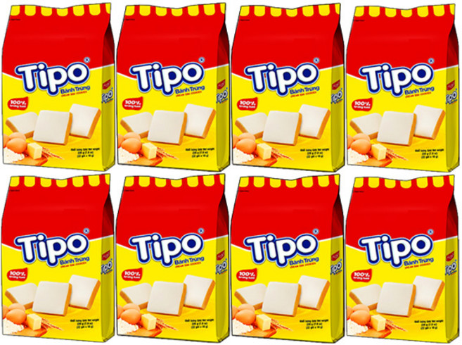 티포 크림 에그 쿠키, 220g, 8개