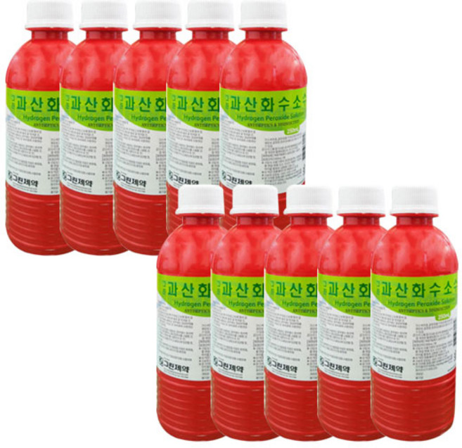 그린제약 과산화수소수, 10개, 250ml