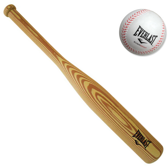 키즈 세이프 폼 야구세트 (배트+볼), 1세트, 나무무늬