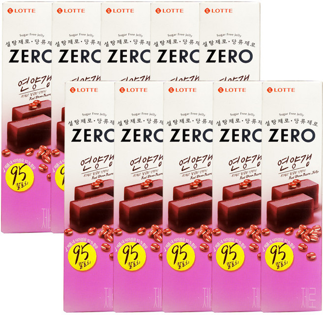 롯데 제로 연양갱 50g x 20개 영양간식 초코바