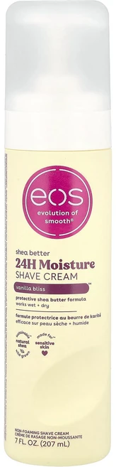 EOS 셰이브 크림 바닐라 블리스 7 fl oz (207 ml), EOS셰이브크림바닐라블리스7floz207ml, 1개, 207ml - 쿠팡