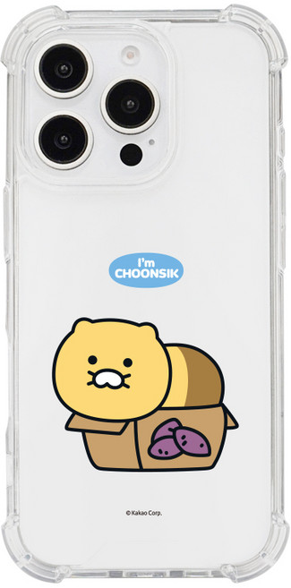 카카오프렌즈 춘식이 스탠다드 투명방탄 강화케이스 아이폰