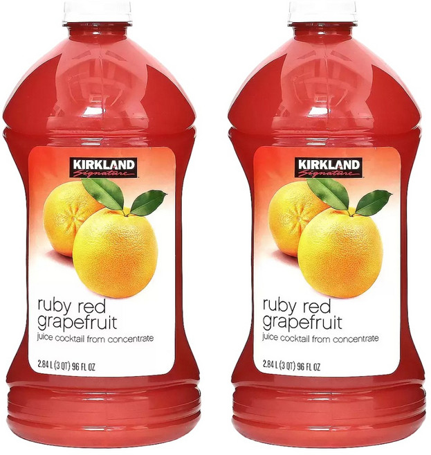커클랜드 시그니춰 홍자몽주스, 2개, 2.84L