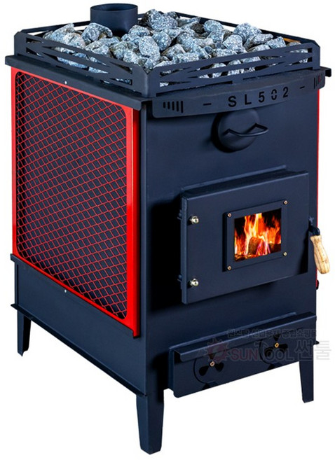 화목난로 야외용난로 SL-502 칼라-특대 사각 대형난로, 단품