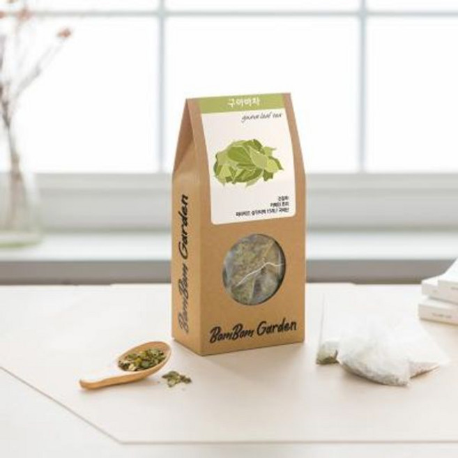 봄봄가든 최고급 구아바잎차 15티백, 15개입