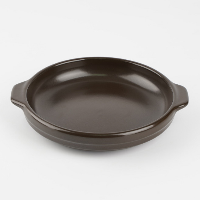 국산 세라믹 내열도자기 만능구이판 보쌈 볶음판 뚝배기 구이판 팬, 1개, 24cm