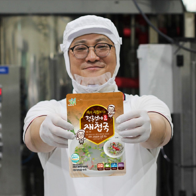 [본사직영] 국내산 하동 재첩국 300g HACCP 정옥재첩국, 5개