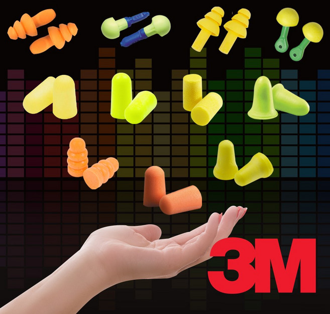 3M 1쌍 귀마개 모음 이어플러그 소음방지 층간소음 수면 공부 독서실 청력보호, 1개