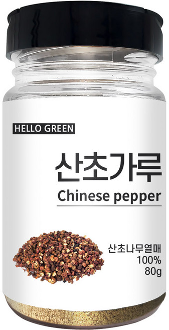 헬로우그린 천연 향신료 홍산초 가루 80g(통) 화조, 80g, 1개