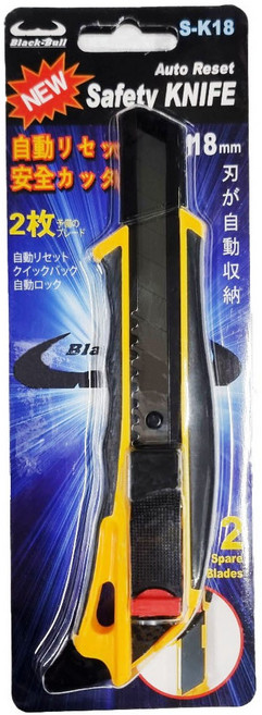 18mm 커터칼 산업용 택배칼 블랙불 안전커터칼 카타칼 컷터칼