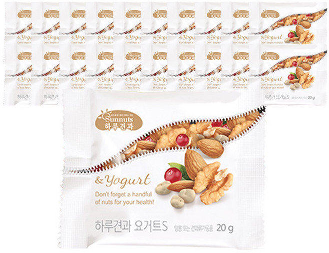 늘바름 하루견과 요거트20g(20봉) 슈퍼푸드, 1세트