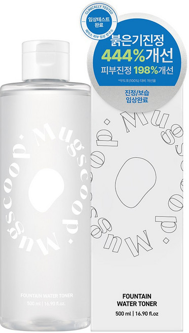 머그스쿱 병풀 5만PPM 리포좀 히알루론산 수분 진정 토너, 1개, 500ml