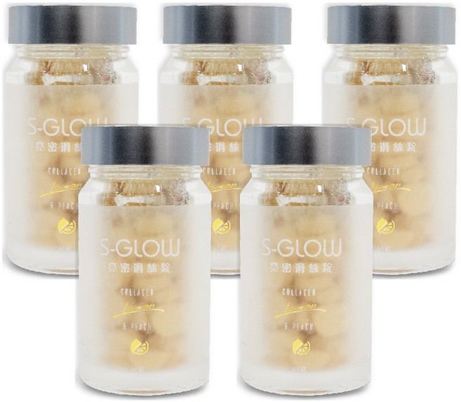 Wellous S-GLOW 亮密滑絲錠, 5盒, 60顆