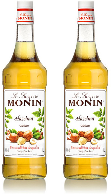 모닌 헤이즐넛시럽 1L 2개
