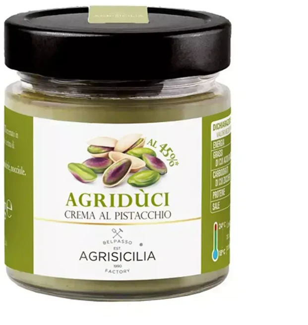 아그리시칠리아 피스타치오 스프레드 피스타치오 잼 버터 이태리 시칠리안 파스타치오 페이스트 두바이쫀득쿠키 초콜릿, 1세트, 200g