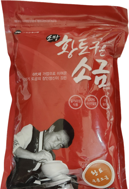 고창 소망황토구운소금 500g 비닐 팩 생생정보통 출연, 1개