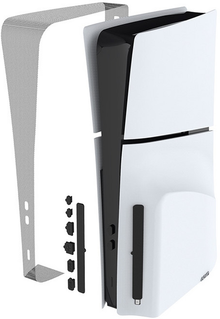 GS 3C 主機防塵套裝組 (PVC防塵網與防塵塞), PS5 Pro-黑