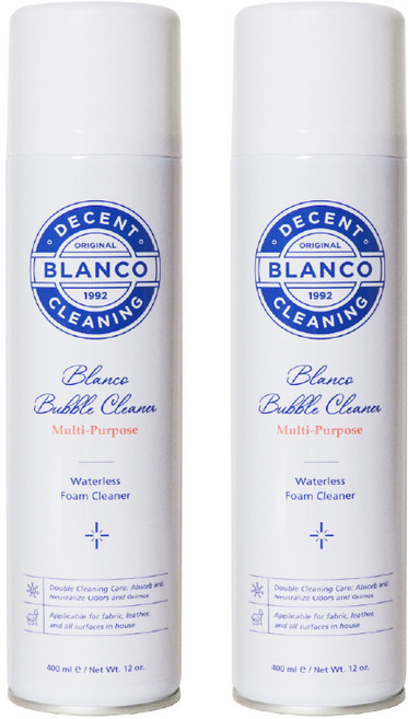 [블랑코클리닝] 버블클리너 홈클리너 멀티퍼포즈, 400ml, 2개