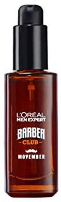 유럽 로레알 맨 엑스퍼트 바버 클럽 3-in-1 수염 헤어 및 세안 200ml 헤어케어, 긴 수염을 위한 스킨 오일, 1개