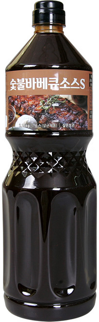 바로 숯불 바베큐 소스S 2.15kg 불맛 불향 스모크향, 1개