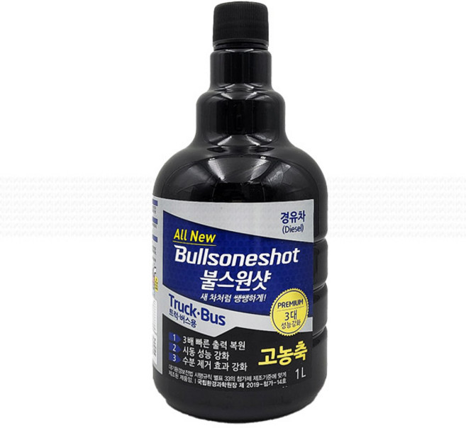 불스원샷 트럭 버스용 1L 경유 디젤 고농축 1박스, 디젤/경유