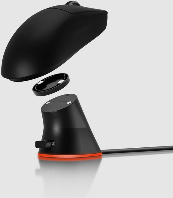 이메이션 차징독2 RGB 충전독2 로지텍 무선마우스 (G502/502X/G703/G903/GPRO/지슈라/지슈라2 등 호환), 차징독2 RGB 정품 블랙