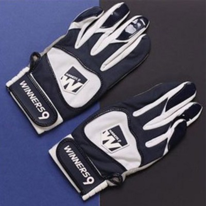 위너스나인 배팅장갑 야구장갑, 네이비 (양피)