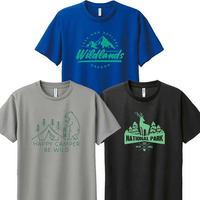 [1+1+1] 꼬마별 해피캠퍼 키즈 반팔티 유아 여아 남아 아동 주니어 옷 기능성 쿨론 반팔 티셔츠 여름 라운드 아동용