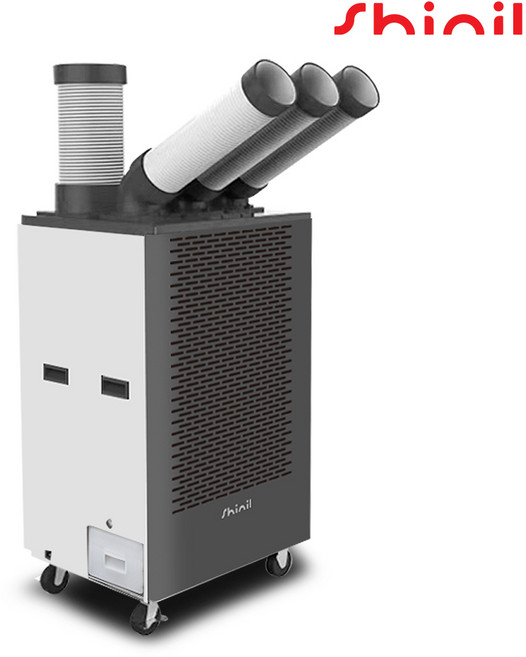 신일 이동식 에어컨 미니 소형 냉방기 실외기없는 에어컨 캠핑 차박 원룸 사무실, SMA-PC5800G(그레이/3구)