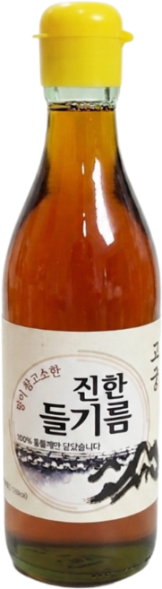 전통압착 고소한 통들깨 100% 방앗간 고궁들기름(주)경성, 350ml, 1개