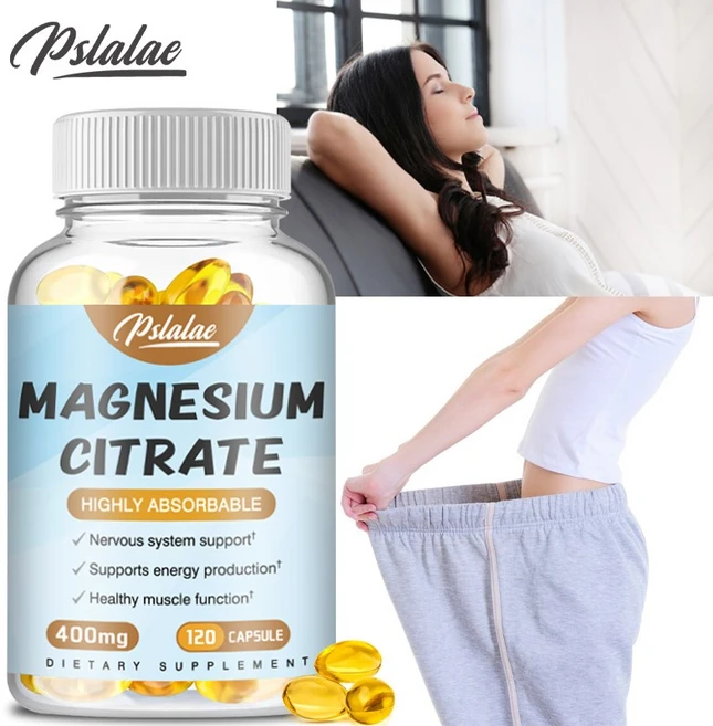 마그네슘 시트레이트 400mg - 심장 건강을 지원하는 고효능 원소 마그네슘 필수 미네랄, 1개, 60정 - 쿠팡