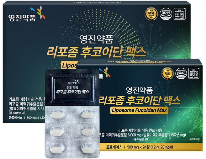영진약품 리포좀 후코이단 맥스, 1개, 120정