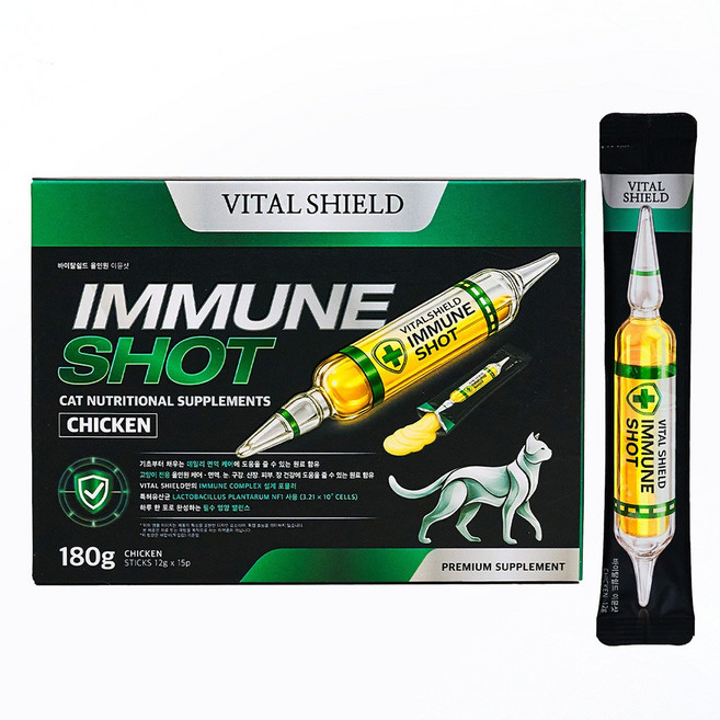 바이탈쉴드 올인원 이뮨샷 15P, 1개, 180g, 치킨