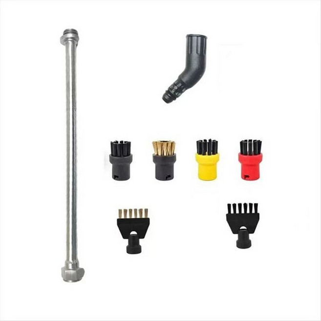 Karcher 스팀 청소기 액세서리 교체 스팀 어댑터 부품 용 8PCS M12 어댑터 변환 및 스팀 브러시, 표시된 대로