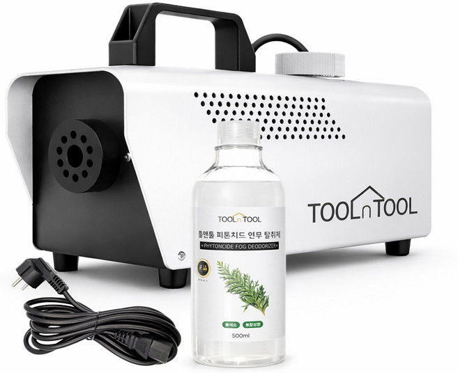 툴앤툴 피톤치드 연무기 탈취제 방역소독기 S-40G+500ml+5m전원선 화장실냄새제거 새집증후군 담배냄새제거, 1개
