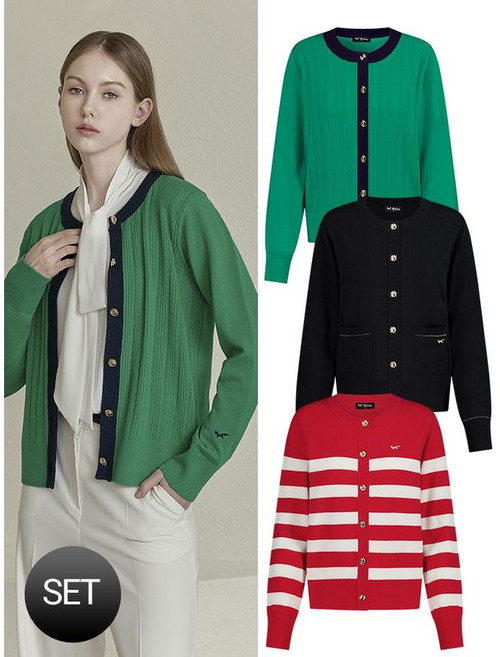 울시 여성 UV차단가디건 3종세트 APWSCD25S52W