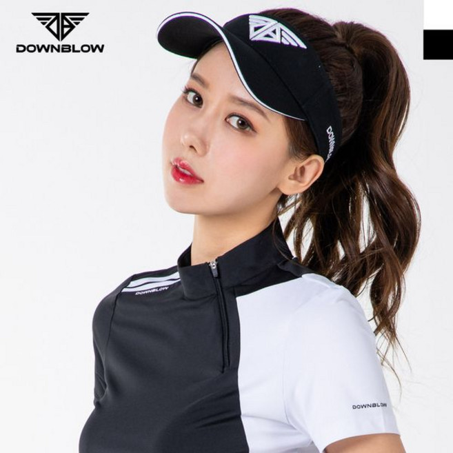 골피아 여자 골프 썬캡 모자 기능성 야외 필드, 화이트FREE, 1개, 색상