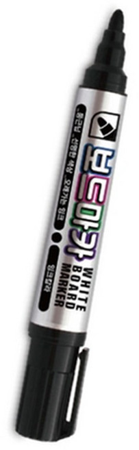 보드마카 흑색 WB-1000 (12개입) 화이트보드 둥근촉 도표작성