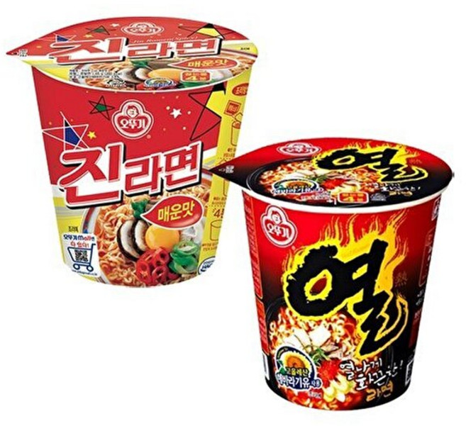 오뚜기 진라면컵 6입 + 열라면컵