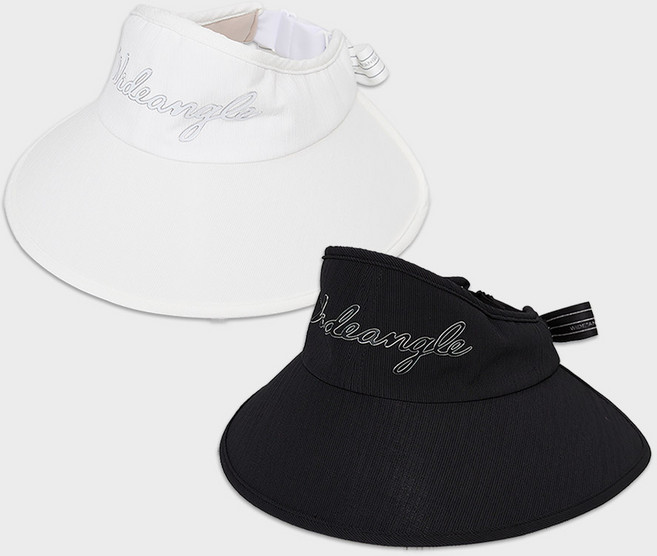 와이드앵글 여성 골프모자 여자 여름 골프 넓은챙 썬캡 와이드 바이저 햇 WWM25C13, (W2) 화이트, 56