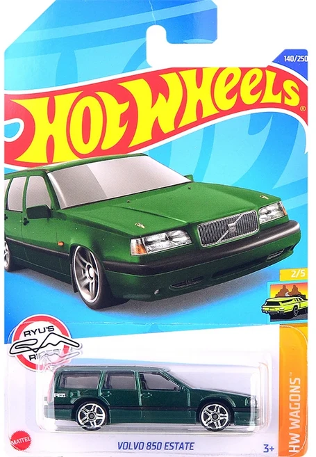 오리지널 핫 휠 볼보 240 드리프트 왜건 볼보 850 에스테이트 1/64 다이캐스트 모델 자동차 장난감 소년 선, 01 Volvo850Estate-Green