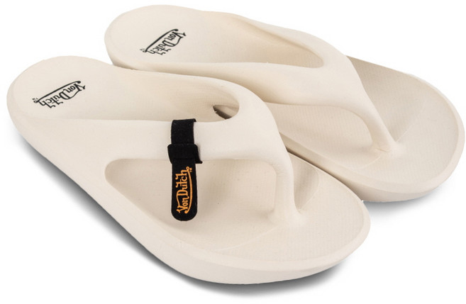 본더치 말리부 쪼리 슬리퍼+PVC 투명 짐색Set 아이보리 VC5S001IVO